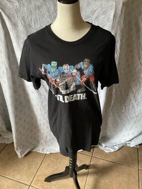 Undefeated Black Crewneck Tee with Subtle Logo Tag